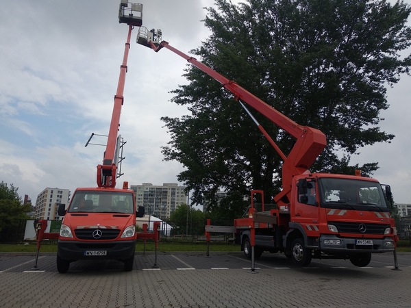 wynajem podnośnika koszowego Piaseczno